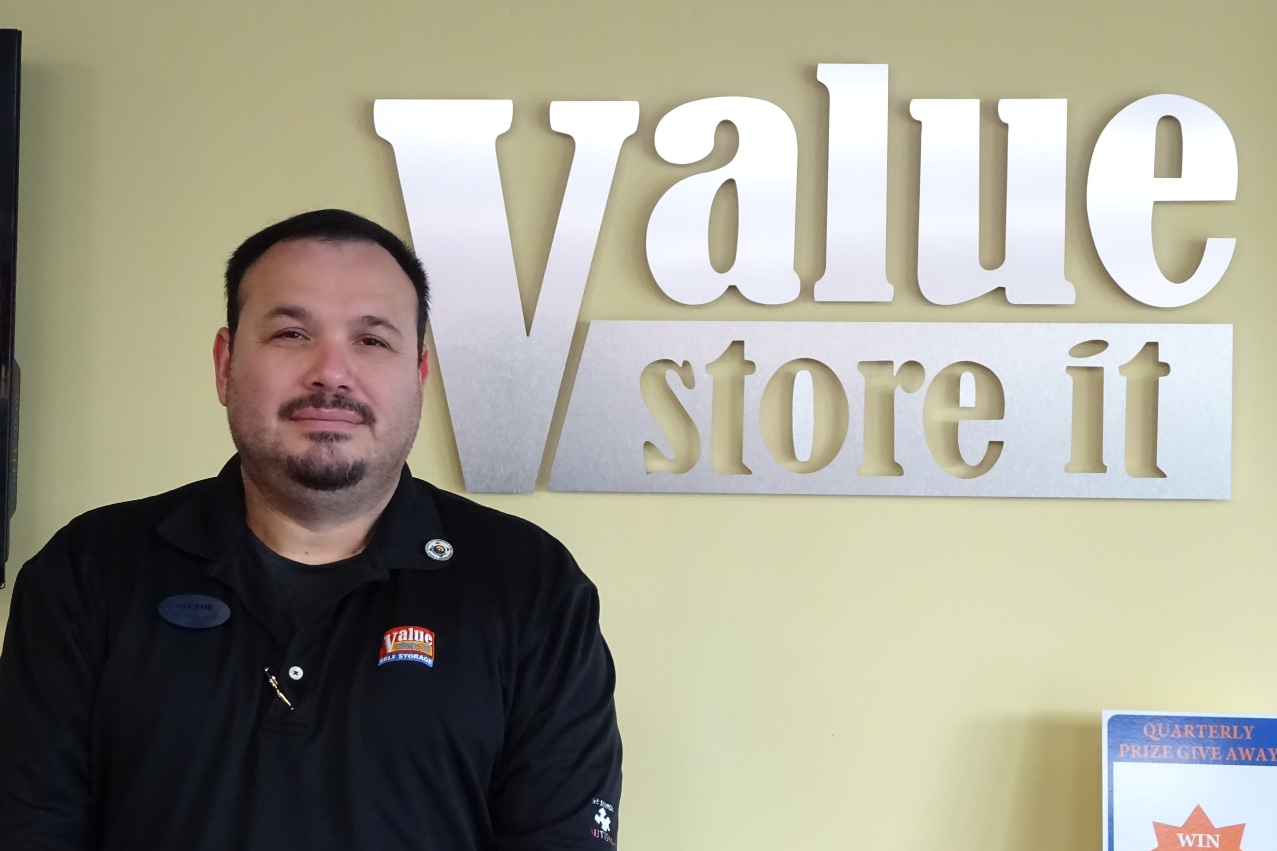 New in Best of Doral™ Self Storage introduces Hector Saballos.